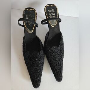 Embroidered Elegant Mules